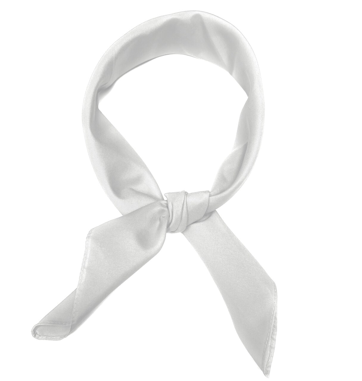 Pack of 6 Plain Chiffon Scarf Square Retro Ribbon Pure Cotton